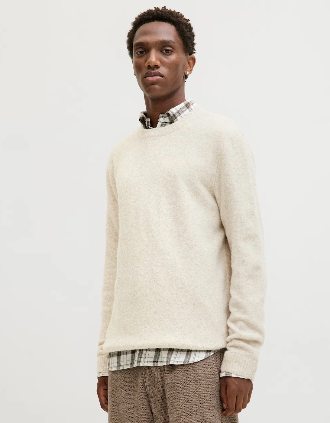 Jack & Jones JPRBlasimon souffle knit crew jumper Ancient Scroll