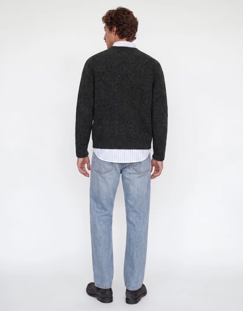 Jack & Jones JPRBlasimon souffle knit crew jumper MEDIUM GREY MELANGE