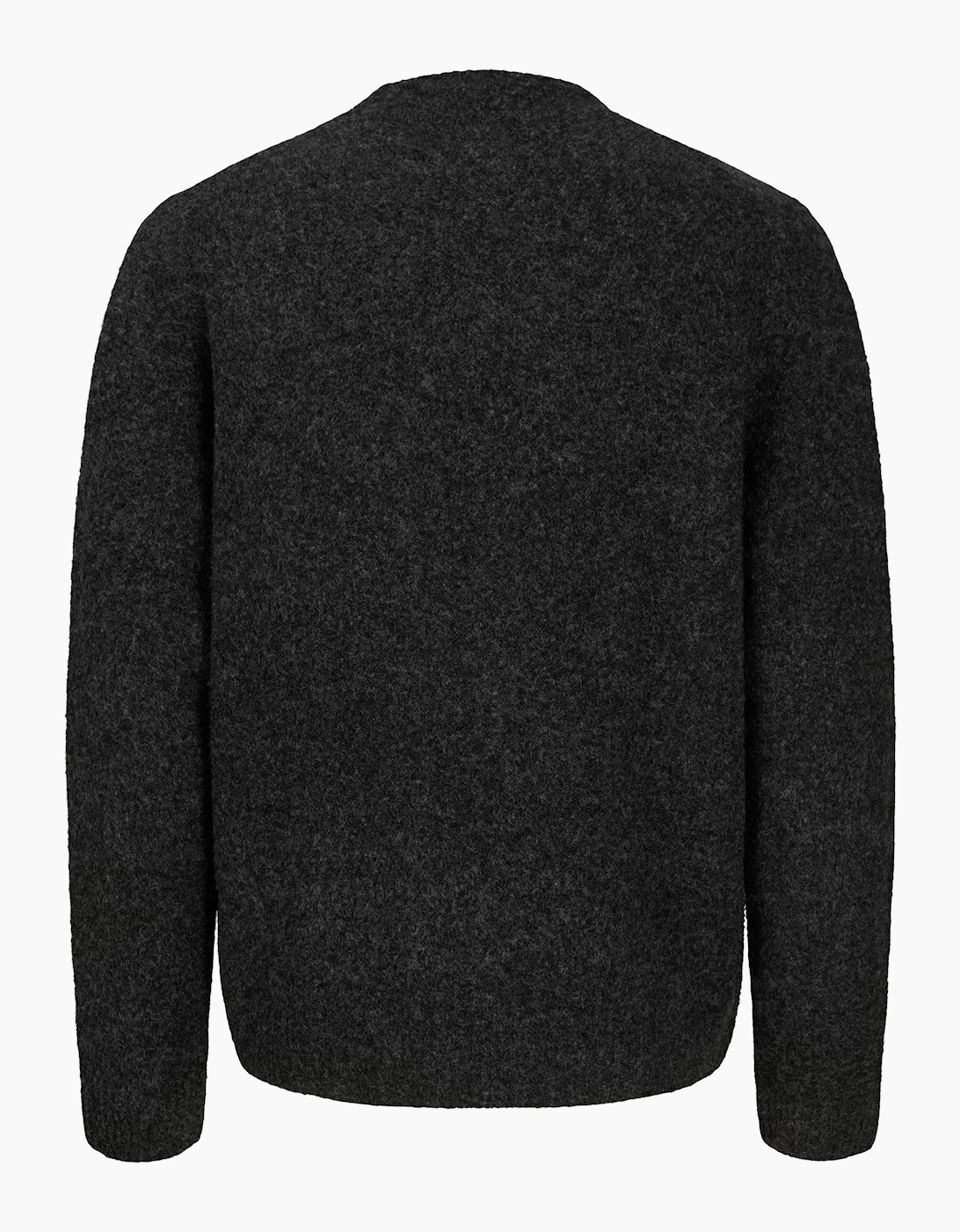 Jack & Jones JPRBlasimon souffle knit crew jumper MEDIUM GREY MELANGE