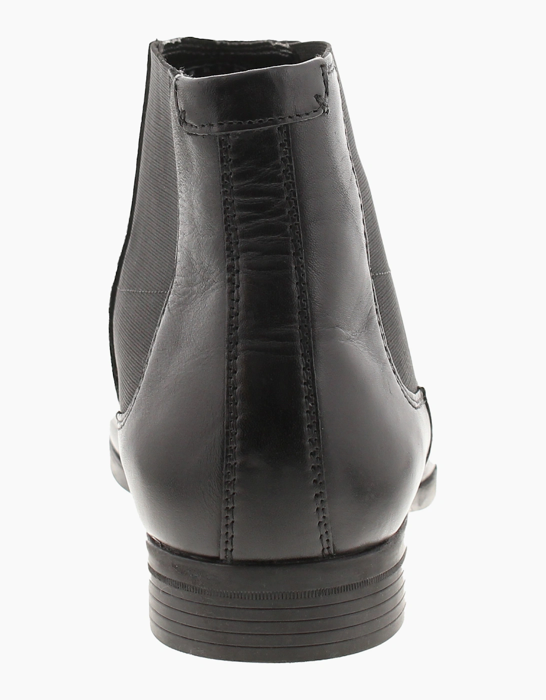 Clarks Mens Smart Boots Gilmore Chelsea Black Leather Pull On UK Size