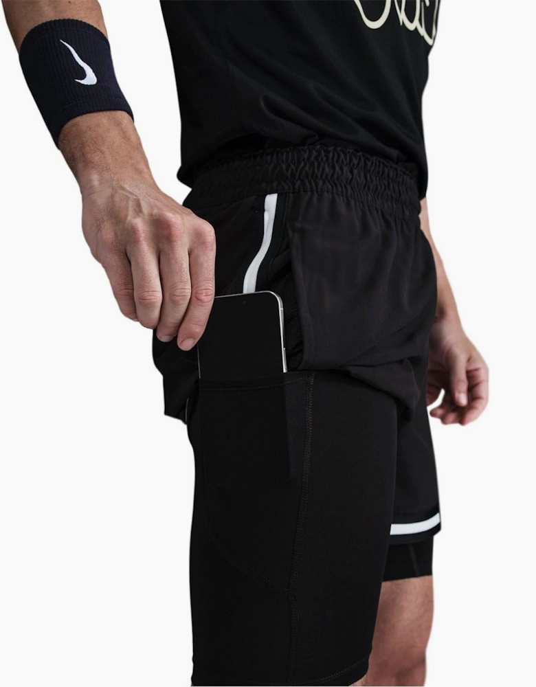 2 in 1 Basketball Bermuda Shorts