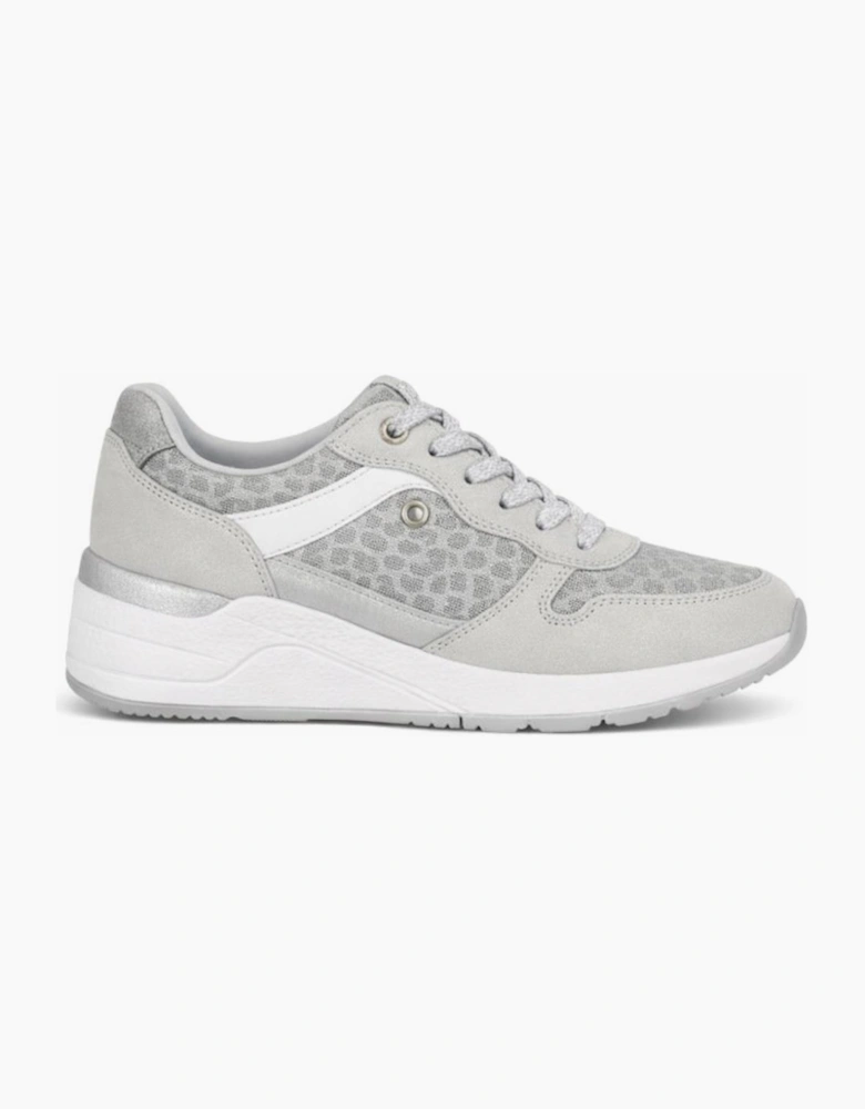 Cipriata L529FS NOVELIA Womens Trainers Silver/White/Animal Print