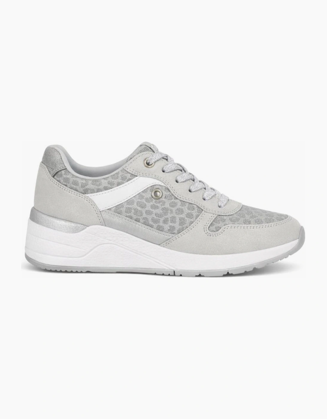 Cipriata L529FS NOVELIA Womens Trainers Silver/White/Animal Print