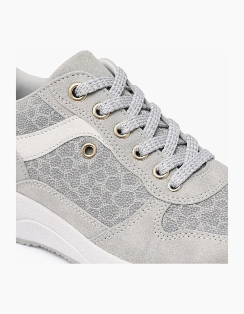 Cipriata L529FS NOVELIA Womens Trainers Silver/White/Animal Print