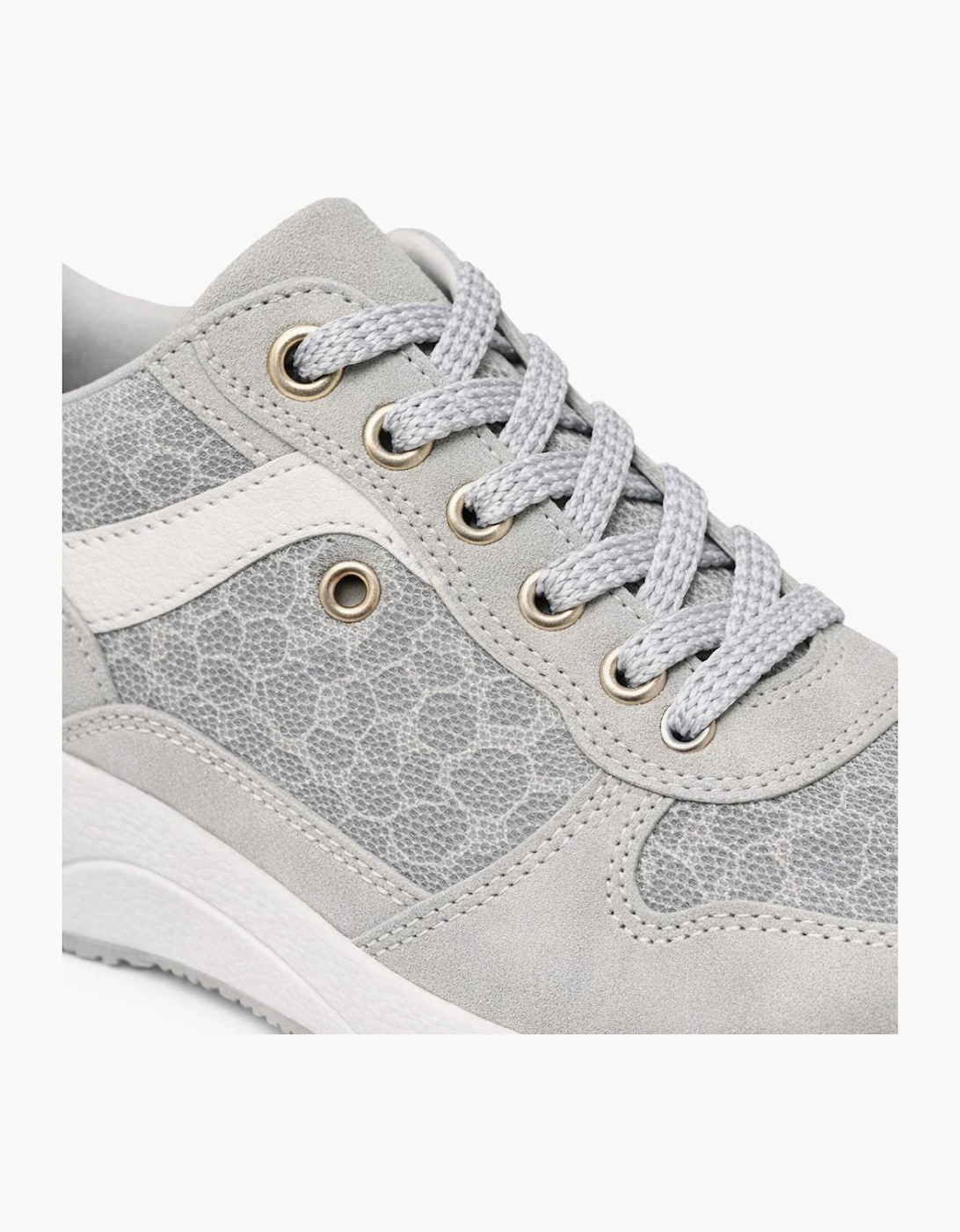 Cipriata L529FS NOVELIA Womens Trainers Silver/White/Animal Print