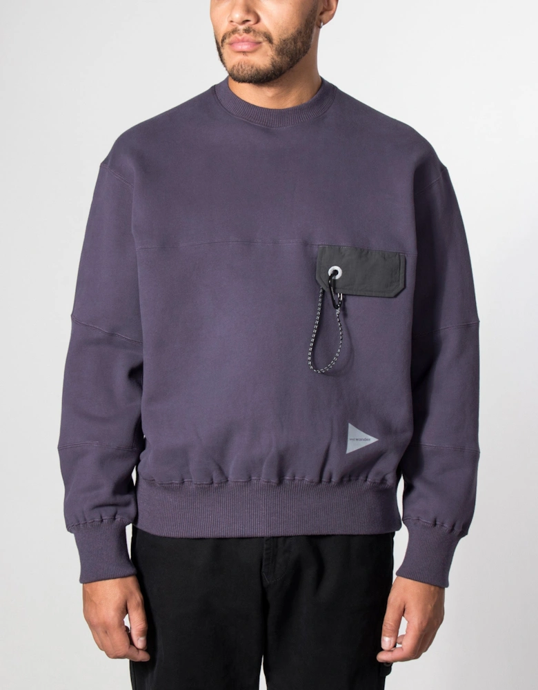 Relaxed Fit Pocket Sweatshirt