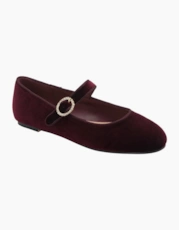 Burgundy Velvet Fabr