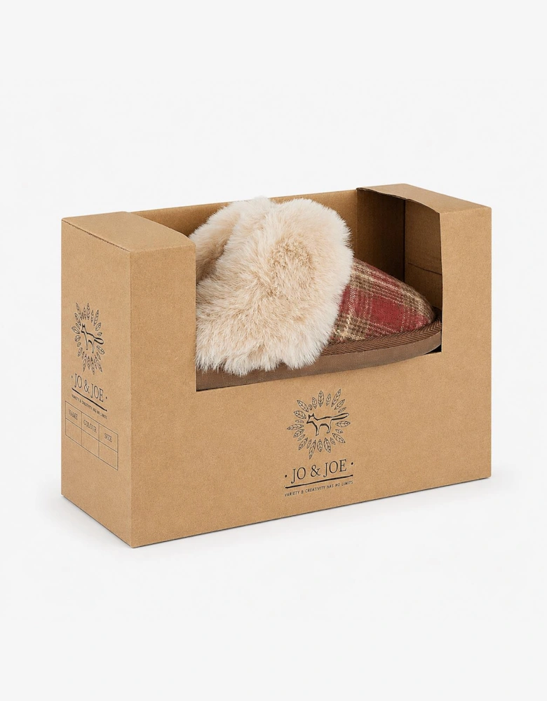 Jo & Joe ALNESS Womens Mules Brown/Red
