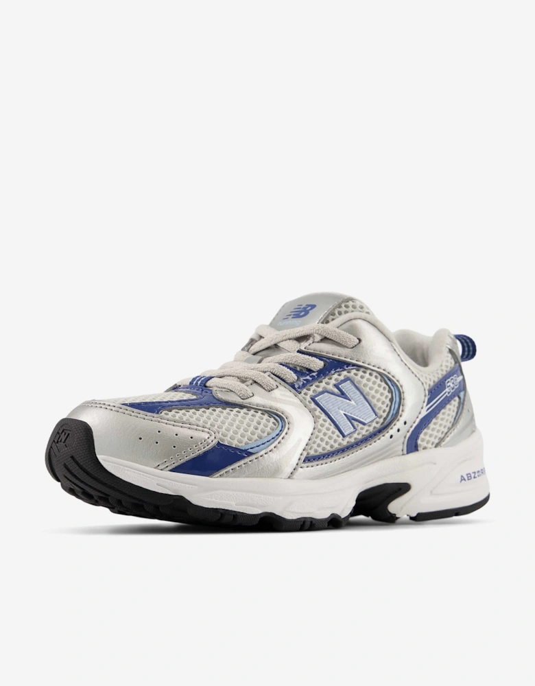 New Balance Kids 530 Bungee Lace Trainers in Silver