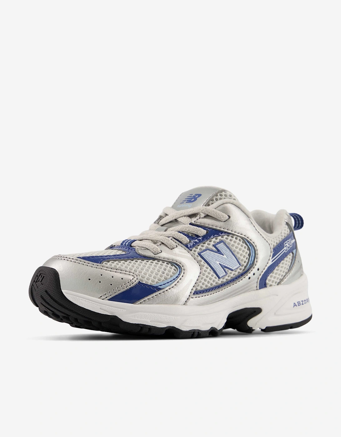 New Balance Kids 530 Bungee Lace Trainers in Silver