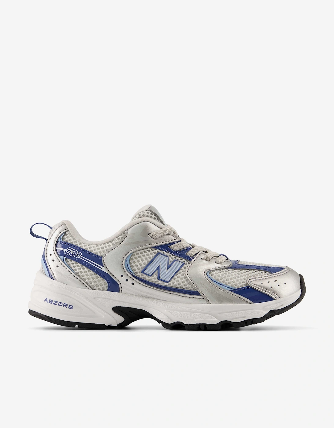 New Balance Kids 530 Bungee Lace Trainers in Silver