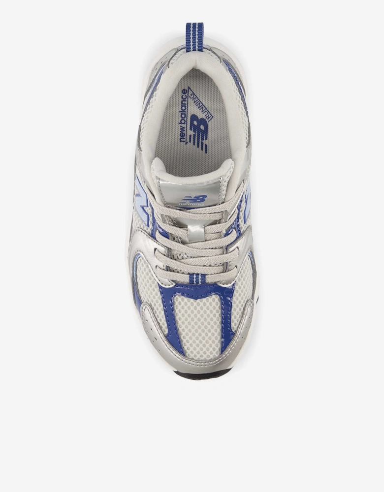 New Balance Kids 530 Bungee Lace Trainers in Silver