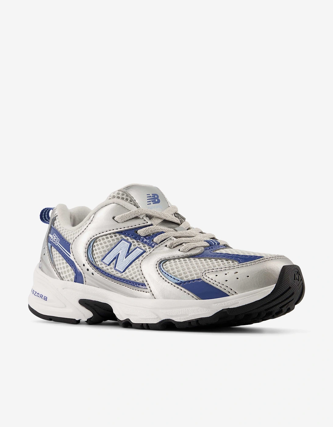 New Balance Kids 530 Bungee Lace Trainers in Silver