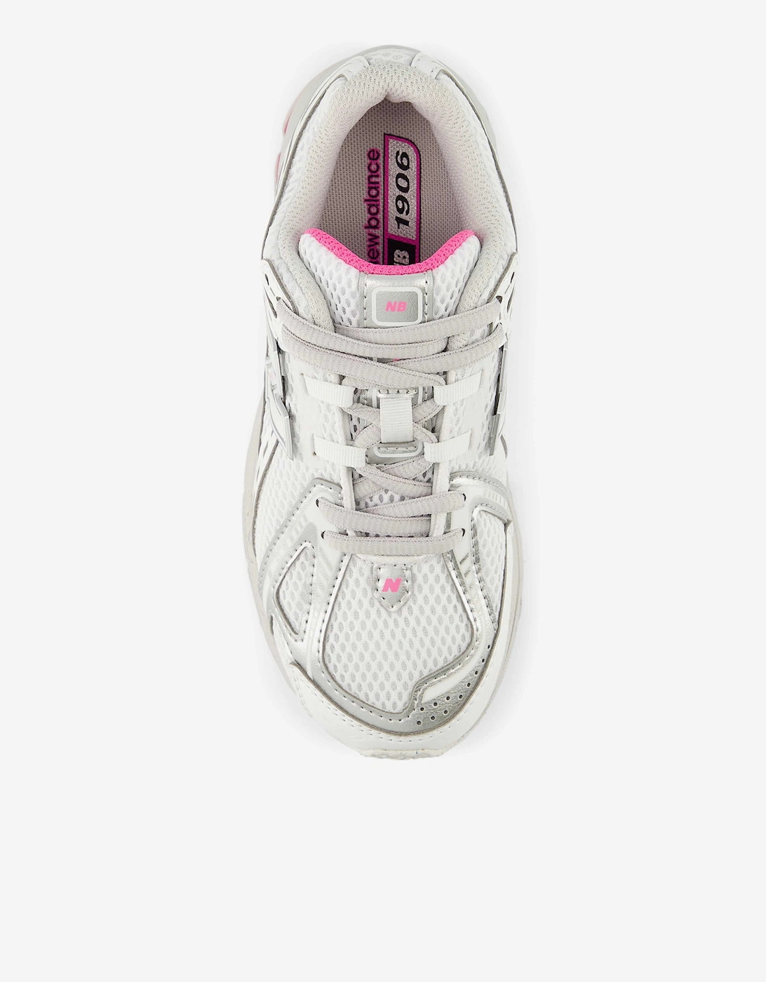 New Balance Girls 1906 Lace Trainers in Silver