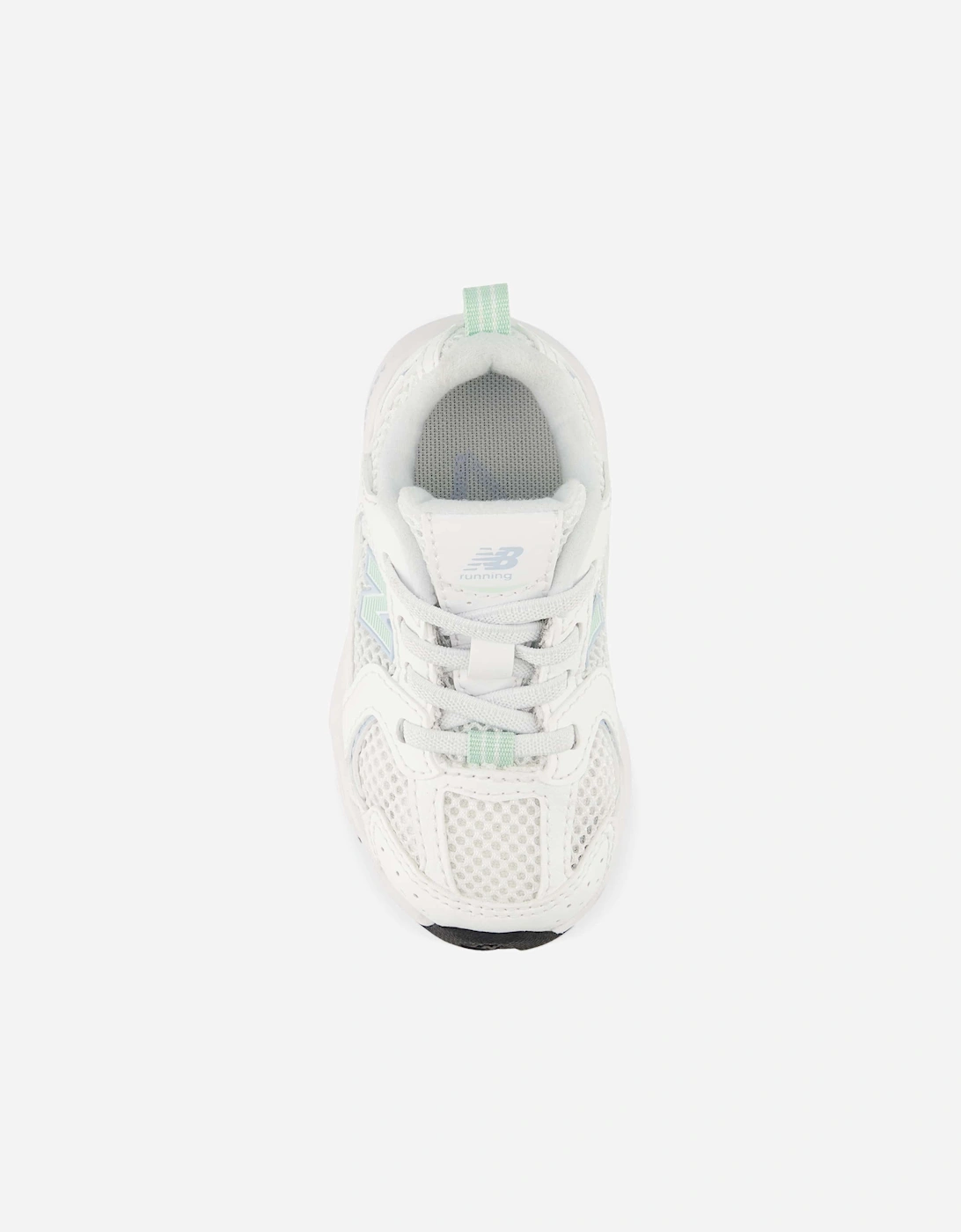 New Balance Girls 530 Bungee Lace Trainers in White