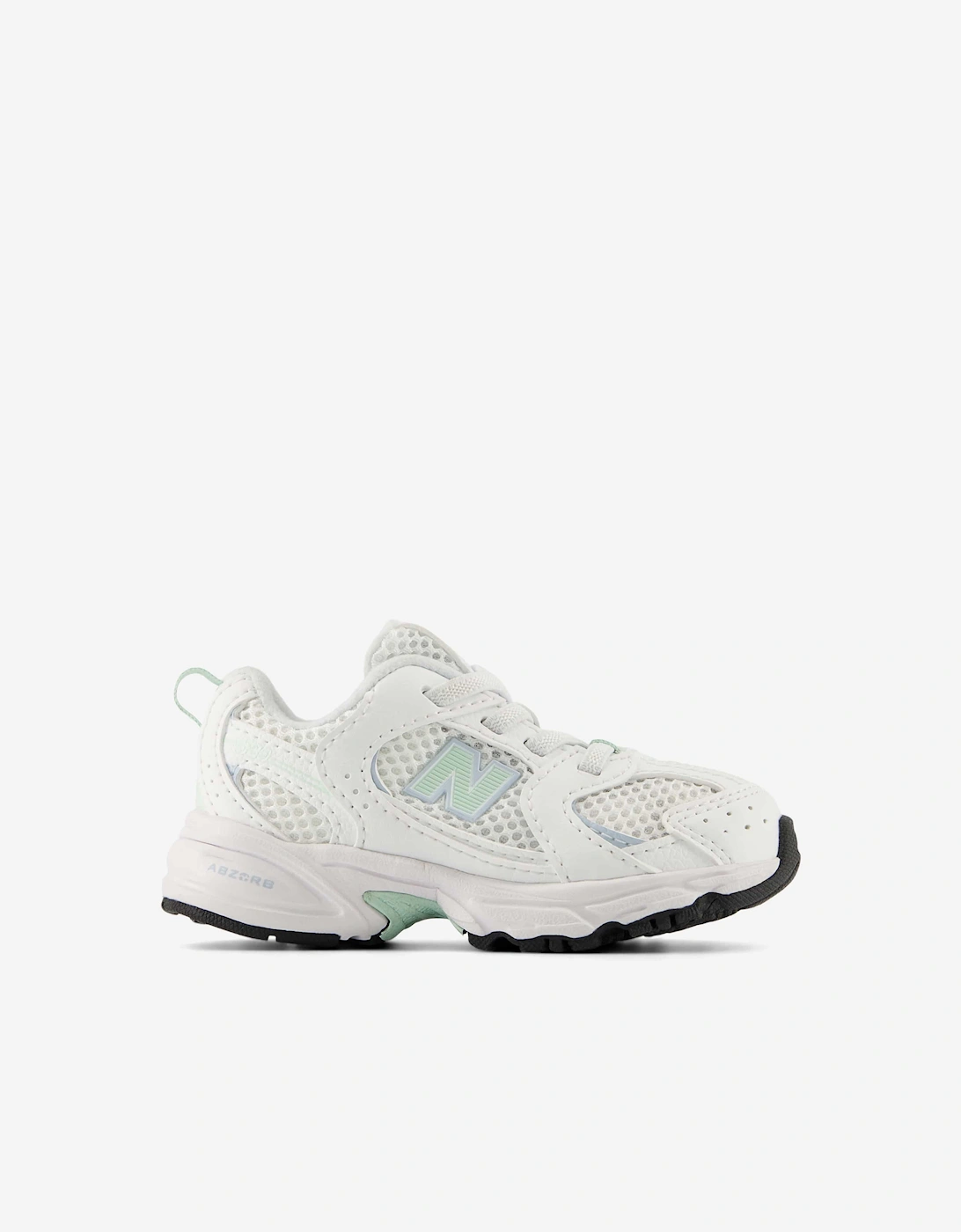 New Balance Girls 530 Bungee Lace Trainers in White