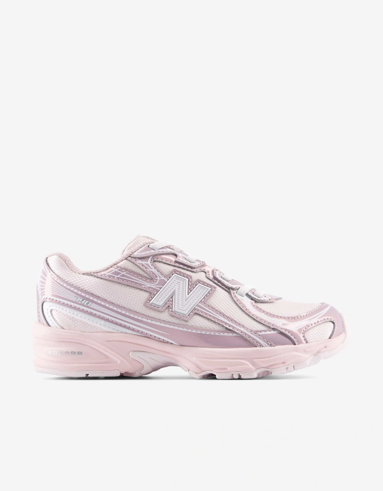 New Balance Girls 740 Bungee Lace Trainers in Pink