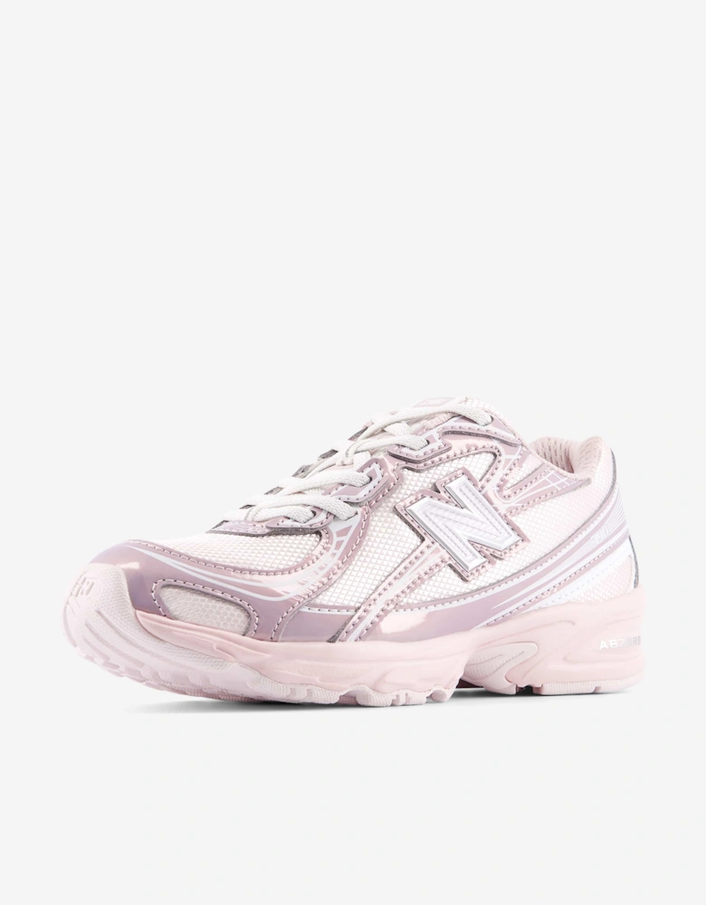 New Balance Girls 740 Bungee Lace Trainers in Pink