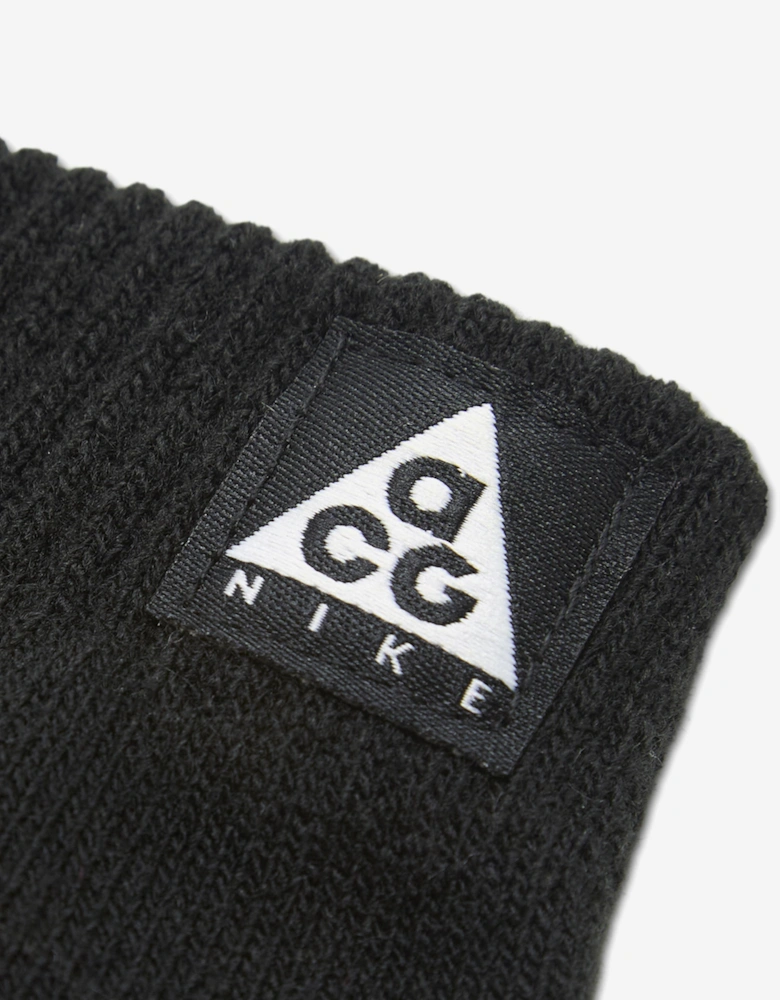 Nike Kids ACG Core Peak Beanie Set in Black