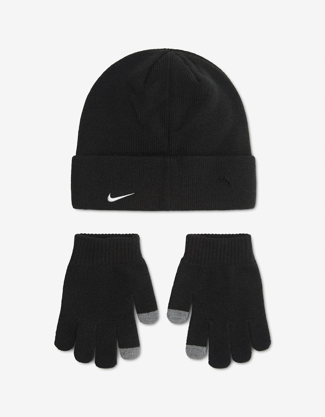 Nike Kids ACG Core Peak Beanie Set in Black