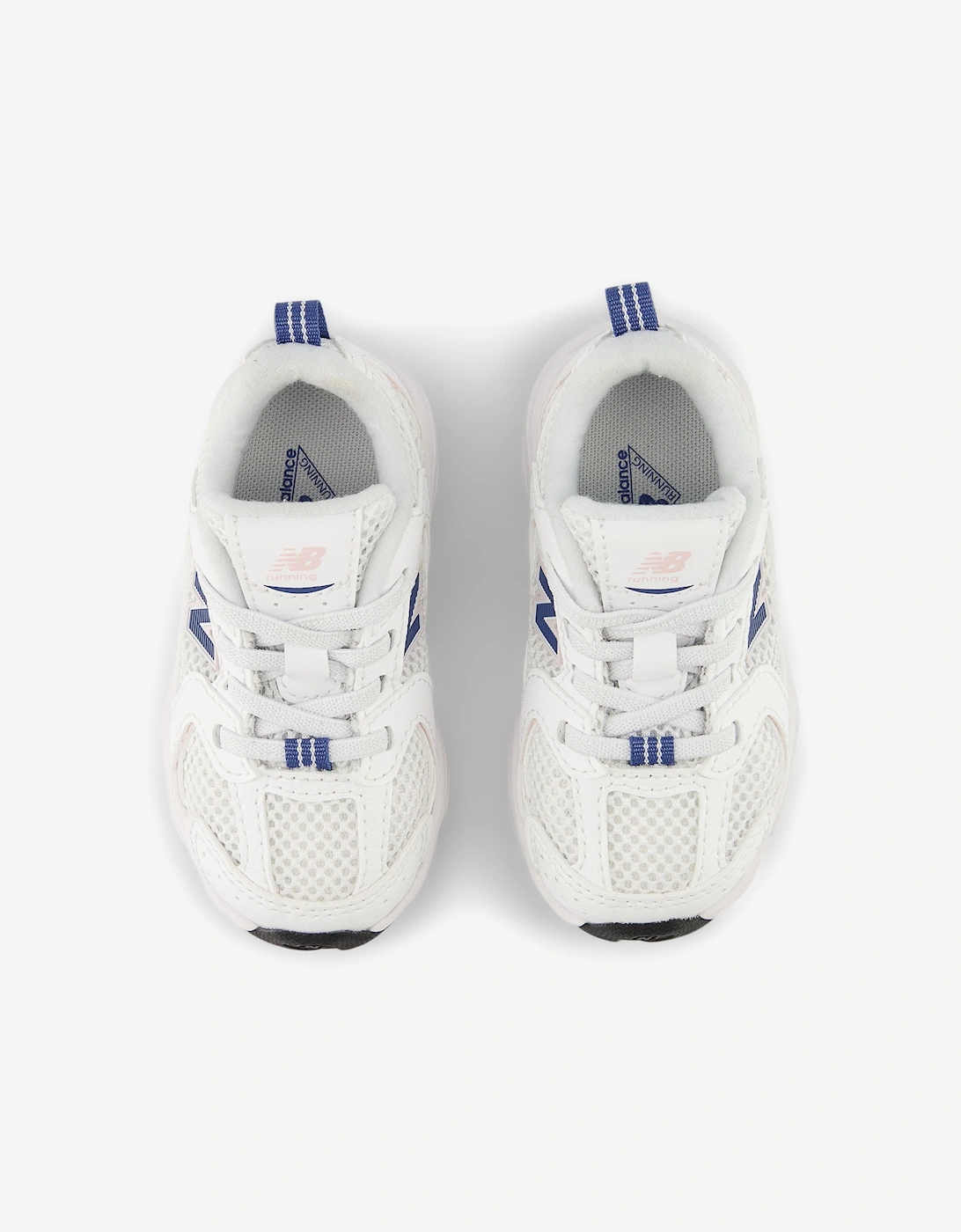 New Balance Kids 530 Bungee Lace Trainers in White