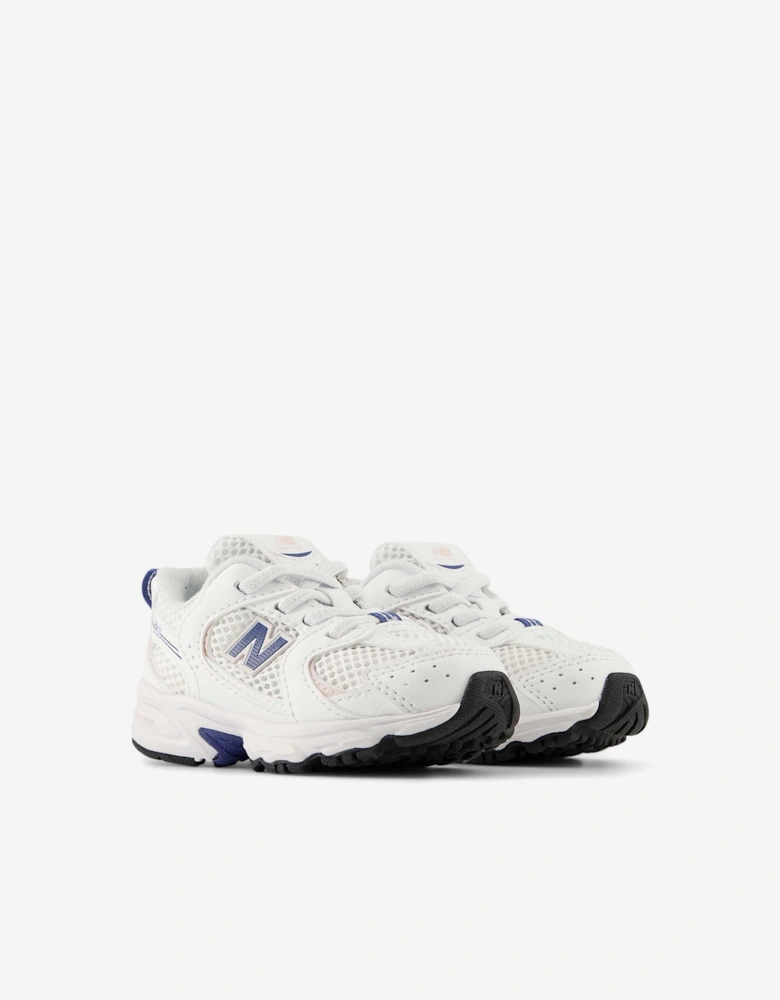 New Balance Kids 530 Bungee Lace Trainers in White