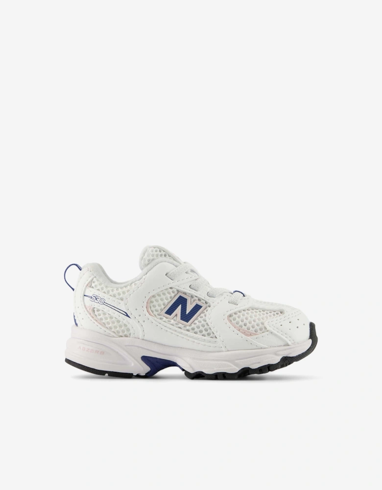 New Balance Kids 530 Bungee Lace Trainers in White