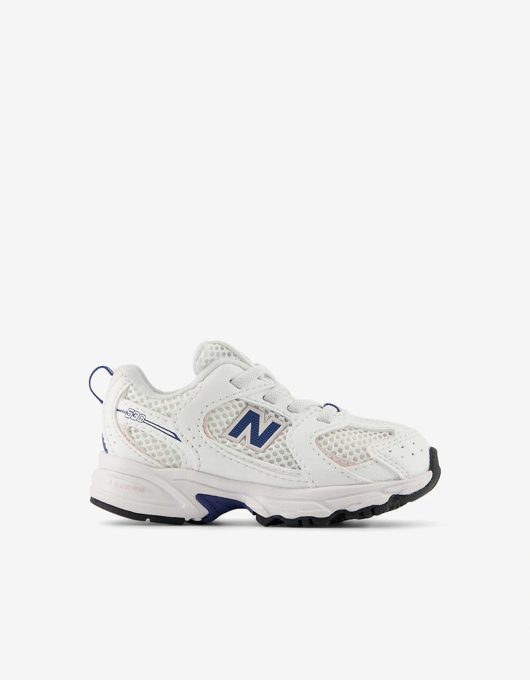 New Balance Kids 530 Bungee Lace Trainers in White
