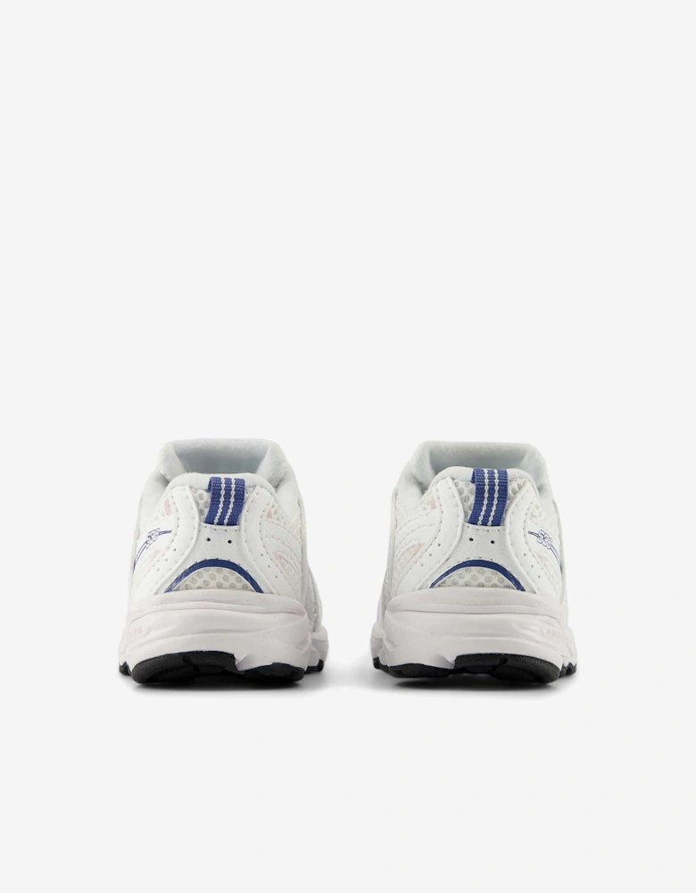 New Balance Kids 530 Bungee Lace Trainers in White