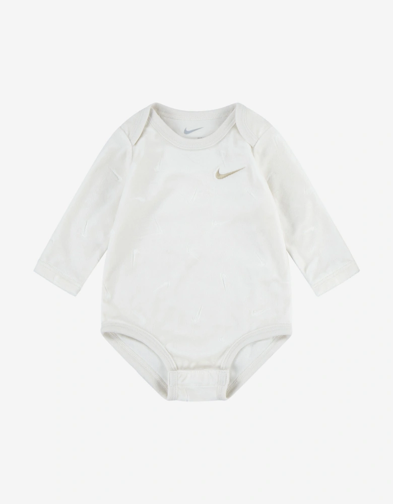 Nike Baby New Impressions Bodysuit and Pants Set in Ivory