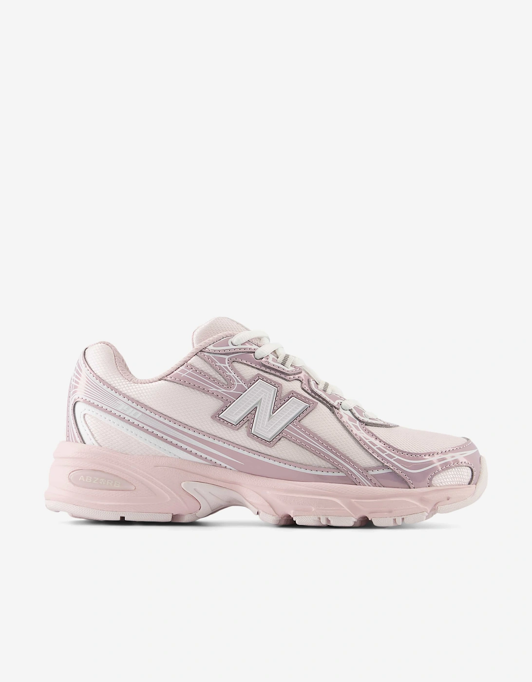 New Balance Girls 740 Lace Trainers in Pink