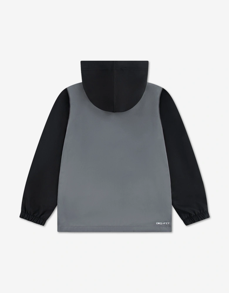 Nike Boys Full Zip Woven Tracksuit in Black