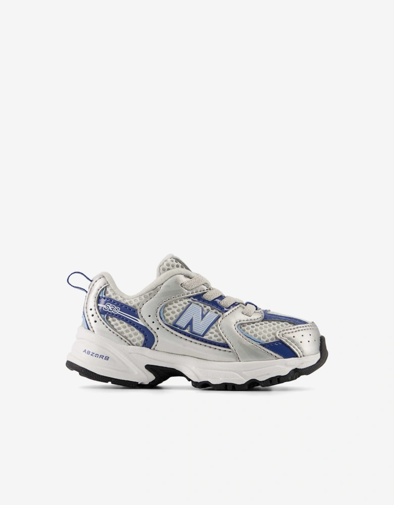 New Balance Kids 530 Bungee Lace Trainers in Silver