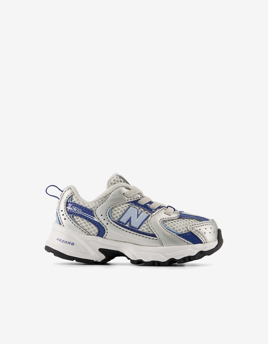 New Balance Girl's New Balance Kids 530 Bungee Lace Trainers in Silver