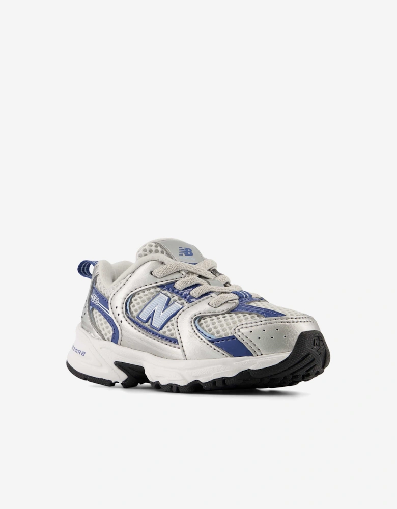 New Balance Kids 530 Bungee Lace Trainers in Silver