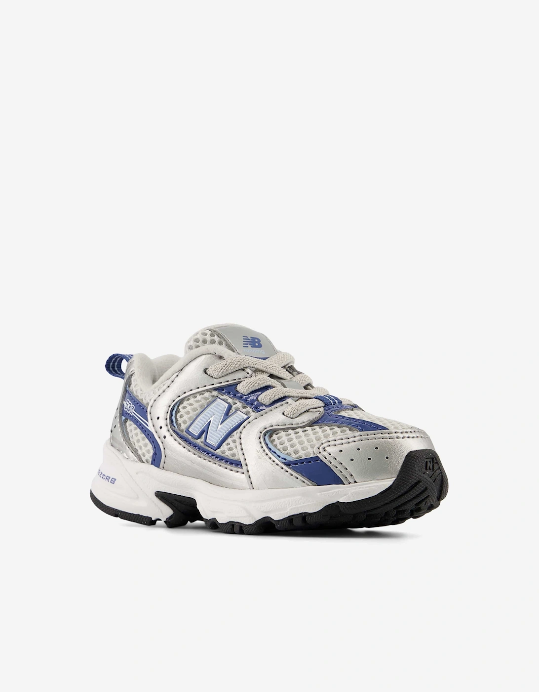 New Balance Kids 530 Bungee Lace Trainers in Silver