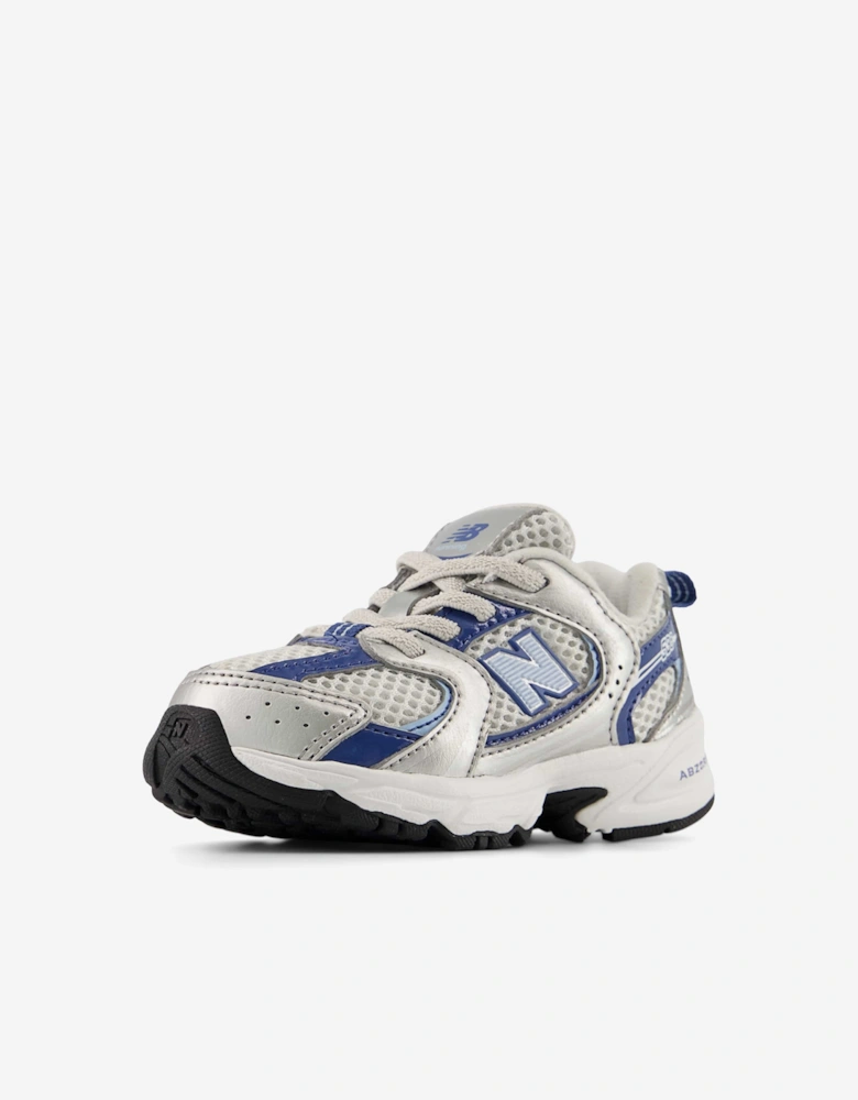 New Balance Kids 530 Bungee Lace Trainers in Silver
