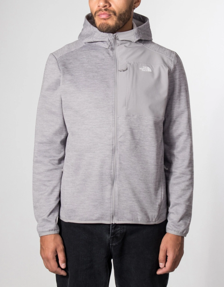 Regular Fit Performance Zip Through Fleece Hoodie