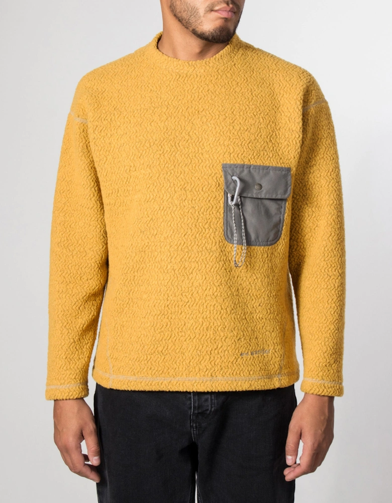 Relaxed fit Re wool JQ Crew Neck Jumper