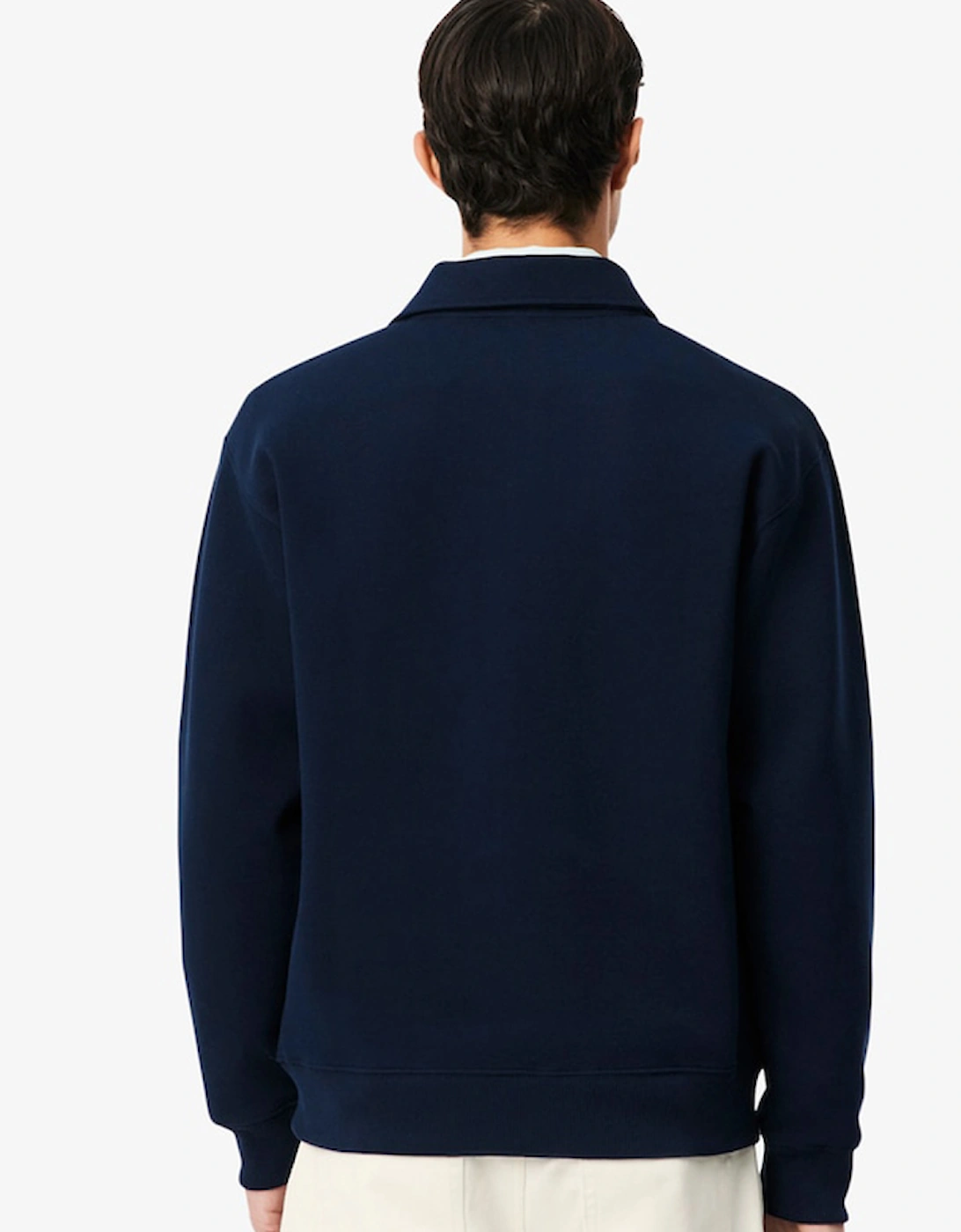 Lacoste Polo Collar Piqué Sweatshirt