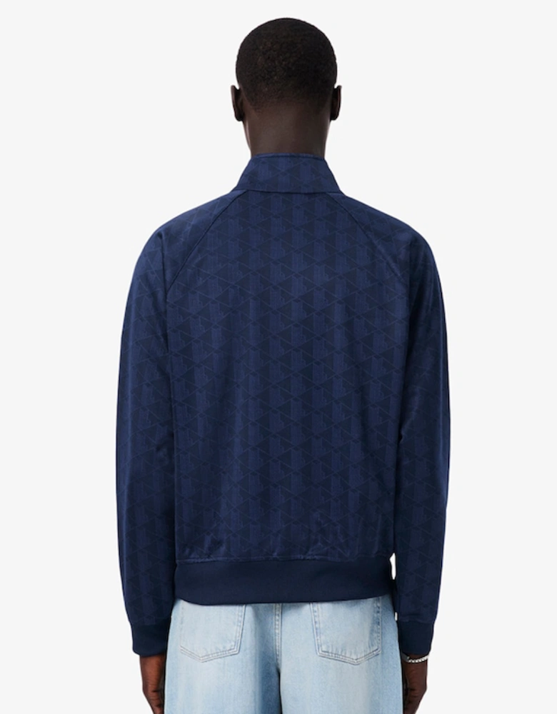 Lacoste Monogram Jacquard Zipped Jacket
