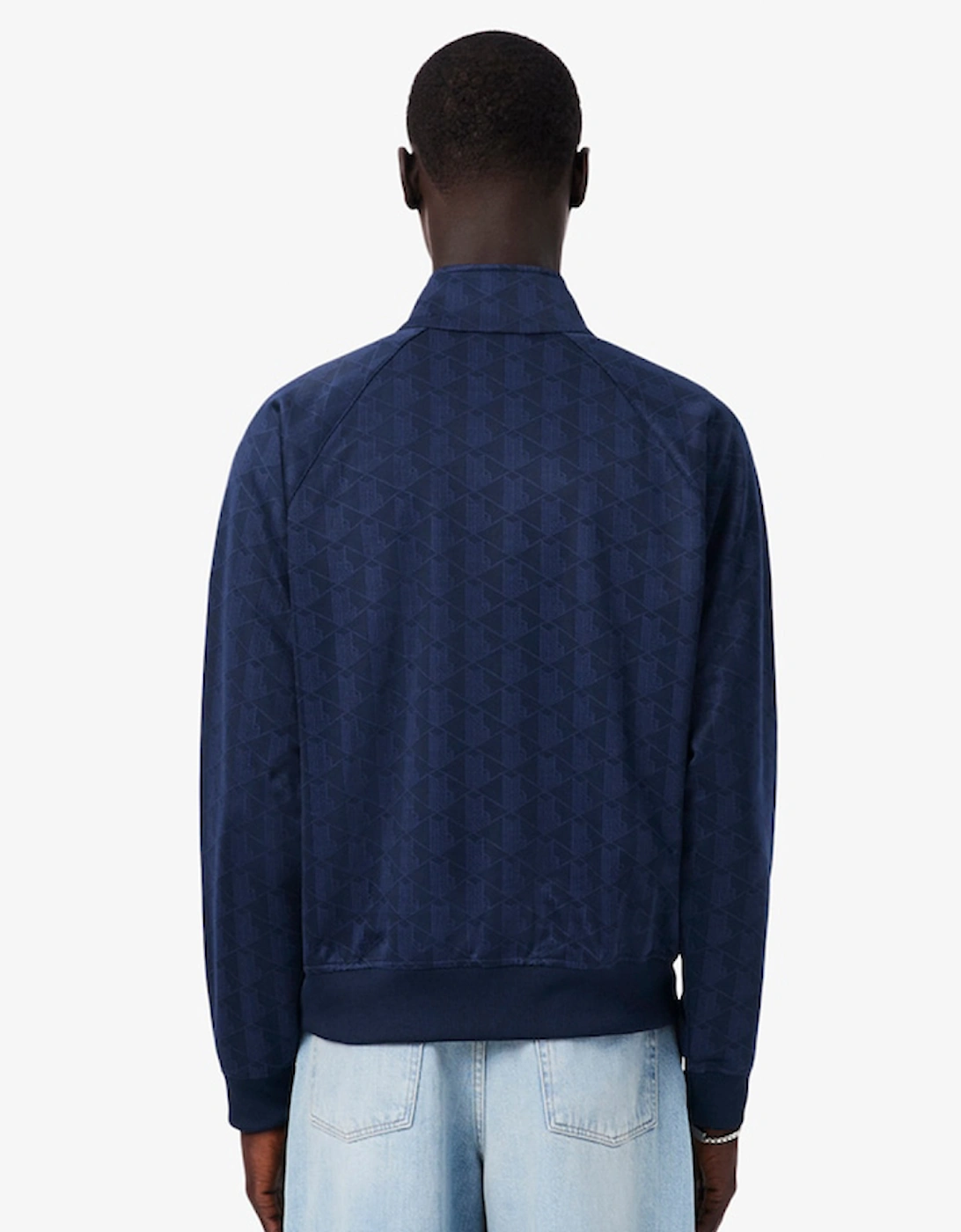 Lacoste Monogram Jacquard Zipped Jacket