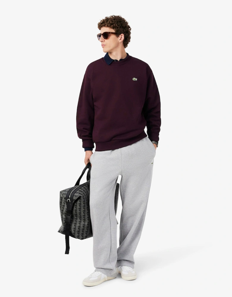 Lacoste Cotton Fleece Crew Neck Sweatshirt