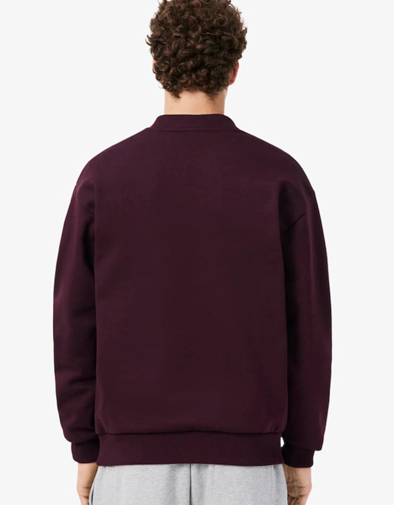 Lacoste Cotton Fleece Crew Neck Sweatshirt