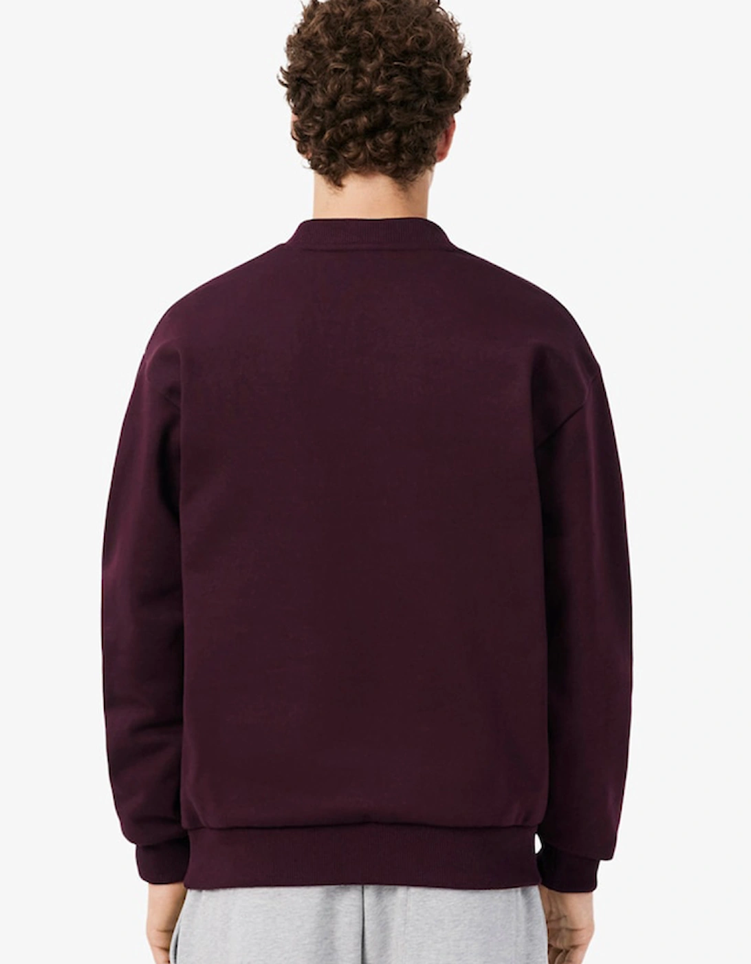 Lacoste Cotton Fleece Crew Neck Sweatshirt