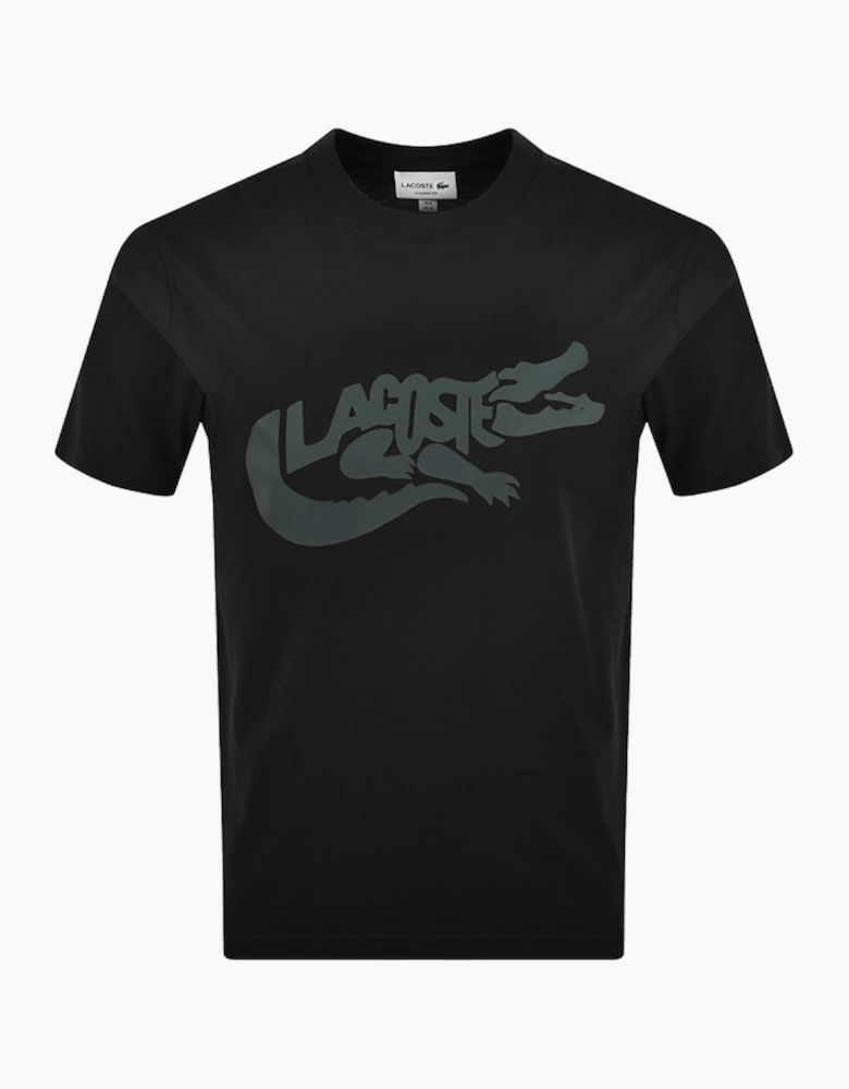 Lacoste Classic Fit Printed Cotton T-Shirt