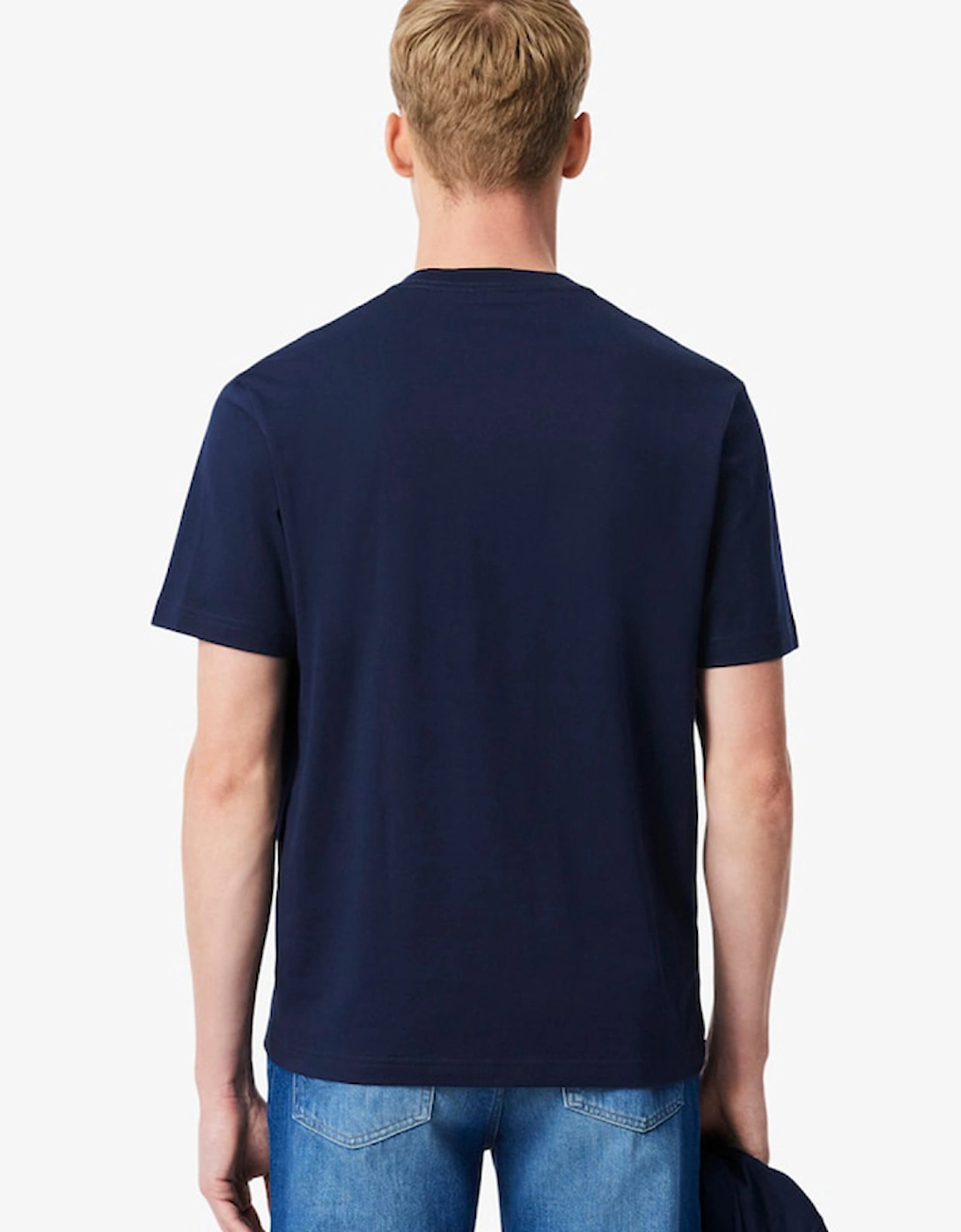 Lacoste Cotton T-Shirt with Breast Pocket