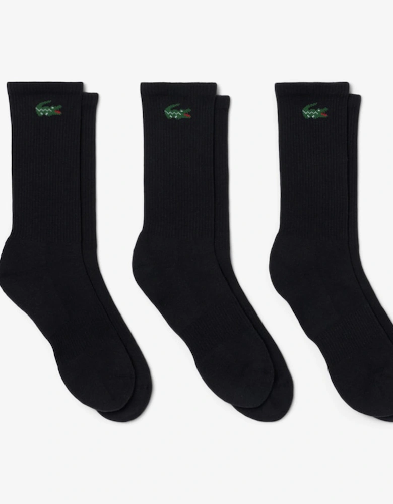 Lacoste 3-Pack Printed Sports Socks