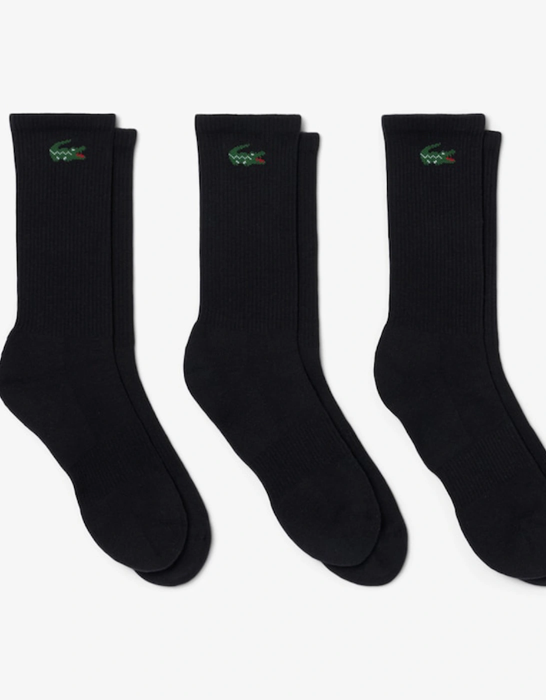 Lacoste 3-Pack Printed Sports Socks