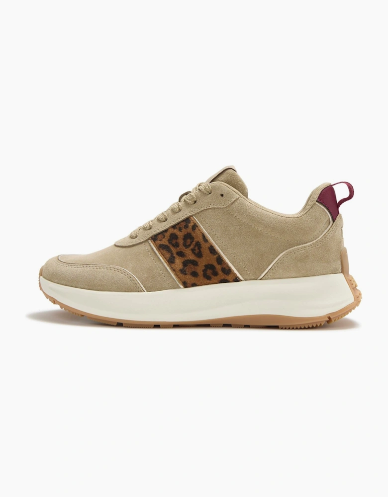 Fitflop F-Mode Flow Suede Women's Cappuccino Trainers